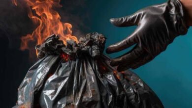 is plastic flammable