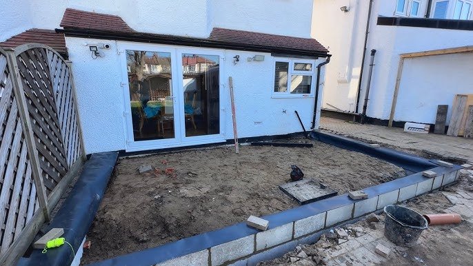 timber frame extension foundations