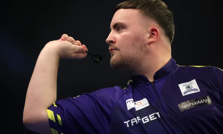 what weight darts does luke littler use